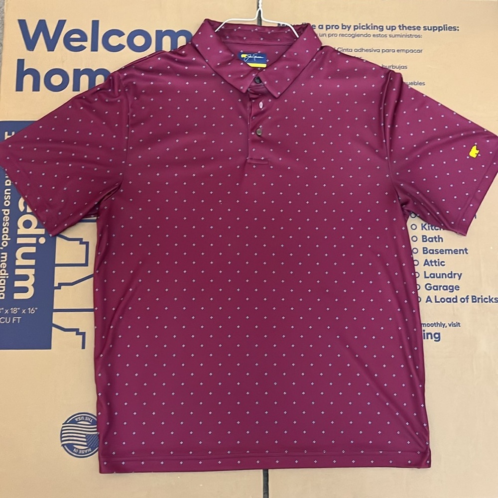 Jack Nicklaus Brand Dri-Fit Golf Polo